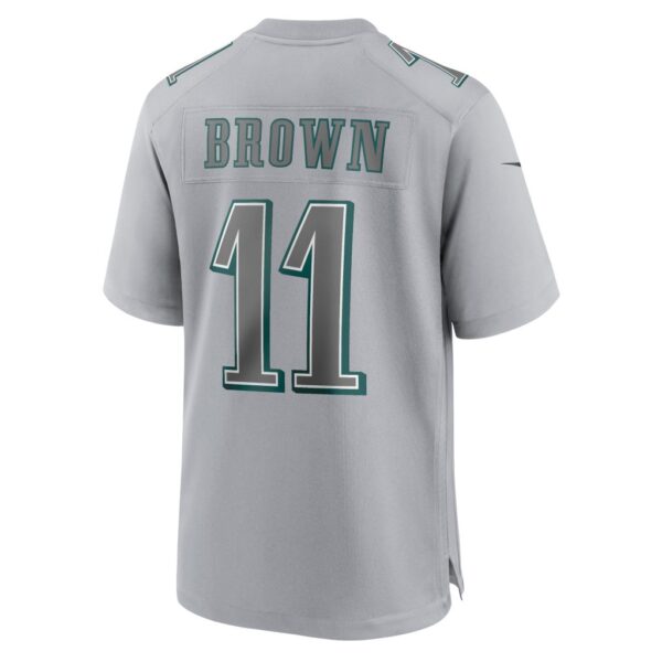 Men's Philadelphia Eagles A.J. Brown Nike Gray Atmosphere Fashion Game Jersey