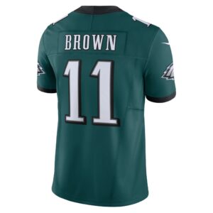 Men's Philadelphia Eagles A.J. Brown Nike Green Vapor F.U.S.E. Limited Jersey