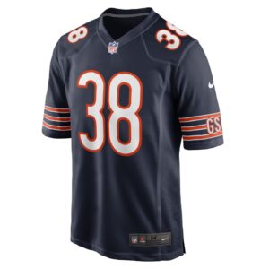 Men's Chicago Bears A.J. Thomas Nike Navy Game Player Jersey