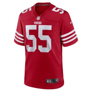 Men's San Francisco 49ers Akeem Spence Nike Scarlet Home Game Player Jersey