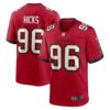 Men's Tampa Bay Buccaneers Akiem Hicks Nike Red Game Player Jersey