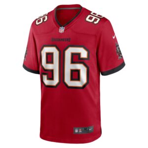 Men's Tampa Bay Buccaneers Akiem Hicks Nike Red Game Player Jersey