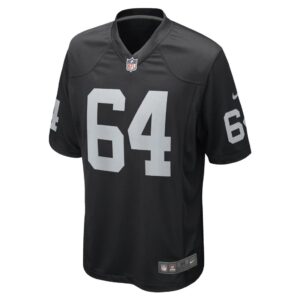 Men's Las Vegas Raiders Alex Bars Nike Black Game Player Jersey