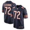 Men's Chicago Bears Alex Leatherwood Nike Navy Game Player Jersey