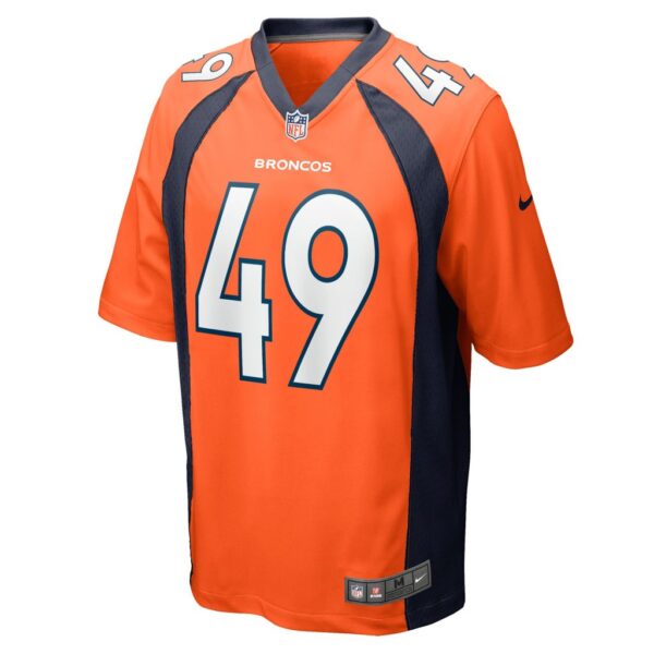 Men's Denver Broncos Alex Singleton Nike Orange Game Player Jersey