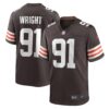 Alex Wright Cleveland Browns Nike Team Game Jersey - Brown