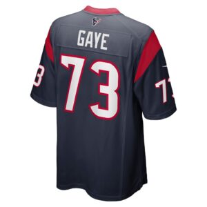 Men's Houston Texans Ali Gaye Nike Navy Team Game Jersey