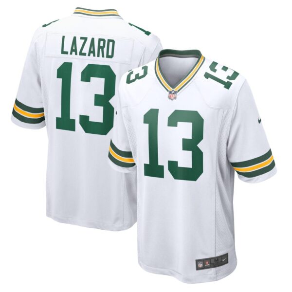 Men's Green Bay Packers Allen Lazard Nike White Game Player Jersey