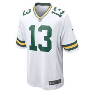 Men's Green Bay Packers Allen Lazard Nike White Game Player Jersey