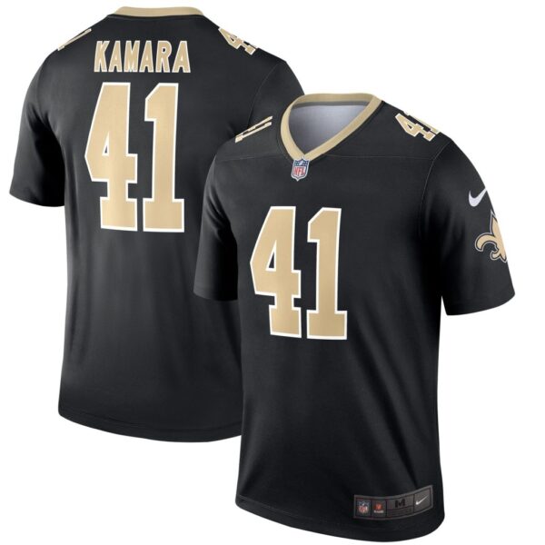 Men's Nike Alvin Kamara Black New Orleans Saints Legend Jersey