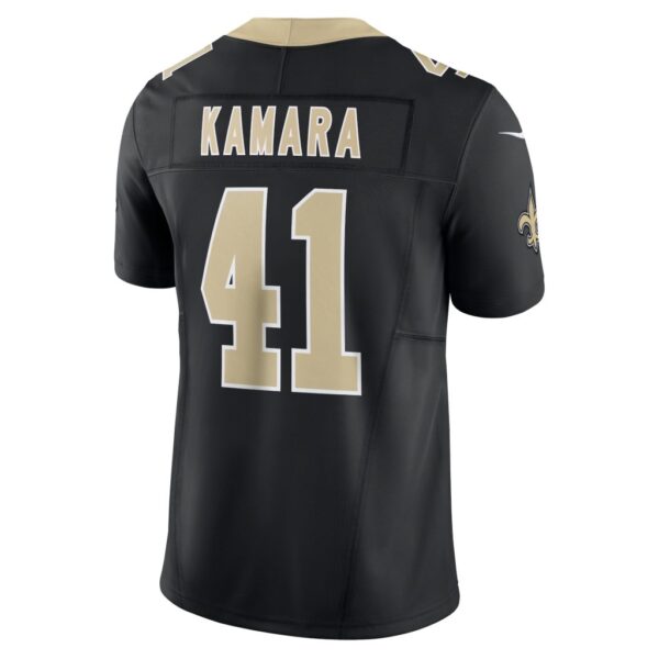 Men's New Orleans Saints Alvin Kamara Nike Black Vapor F.U.S.E. Limited Jersey