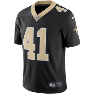 Men's New Orleans Saints Alvin Kamara Nike Black Vapor Untouchable Limited Jersey