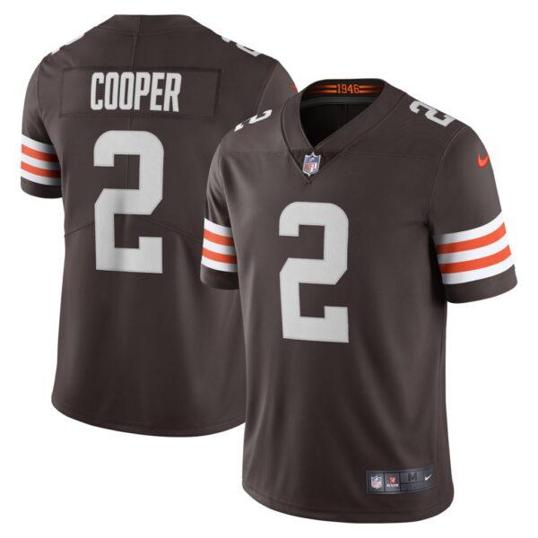 Men's Cleveland Browns Amari Cooper Nike Brown Vapor Limited Jersey