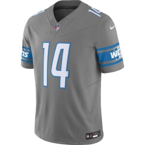 Men's Detroit Lions Amon-Ra St. Brown Nike Silver Vapor F.U.S.E. Limited Jersey