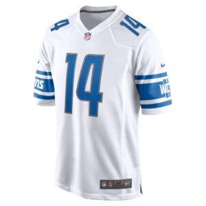 Men's Detroit Lions Amon-Ra St. Brown Nike White Player Game Jersey