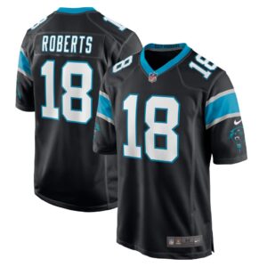 Men's Carolina Panthers Andre Roberts Nike Black Game Player Jersey