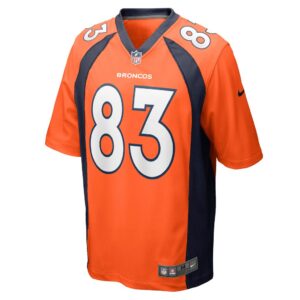 Men's Denver Broncos Andrew Beck Nike Orange Game Jersey