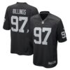 Men's Las Vegas Raiders Andrew Billings Nike Black Game Player Jersey