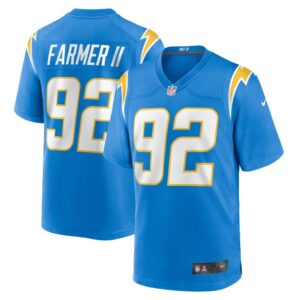 Andrew Farmer Los Angeles Chargers Nike Team Game Jersey - Powder Blue