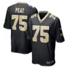 Men's New Orleans Saints Andrus Peat Nike Black Game Jersey