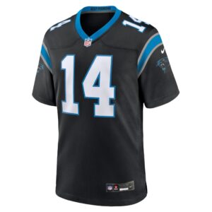 Men's Carolina Panthers Andy Dalton Nike Black Team Game Jersey