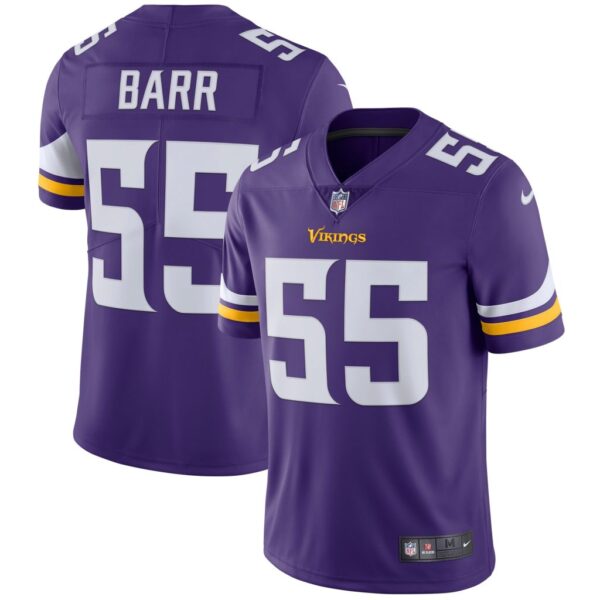 Men's Nike Anthony Barr Purple Minnesota Vikings Vapor Untouchable Limited Player Jersey