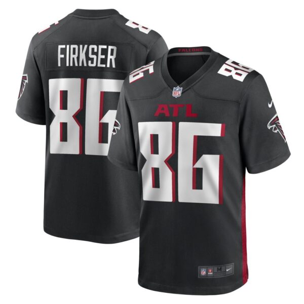 Men's Atlanta Falcons Anthony Firkser Nike Black Game Player Jersey