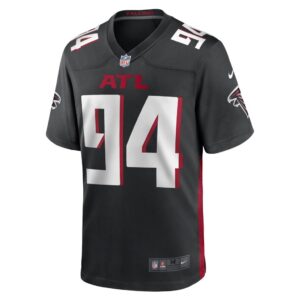 Men's Atlanta Falcons Anthony Rush Nike Black Game Player Jersey