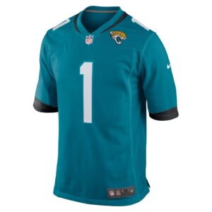 Men's Jacksonville Jaguars Anton Harrison Nike Teal 2023 NFL Draft First Round Pick Game Jersey