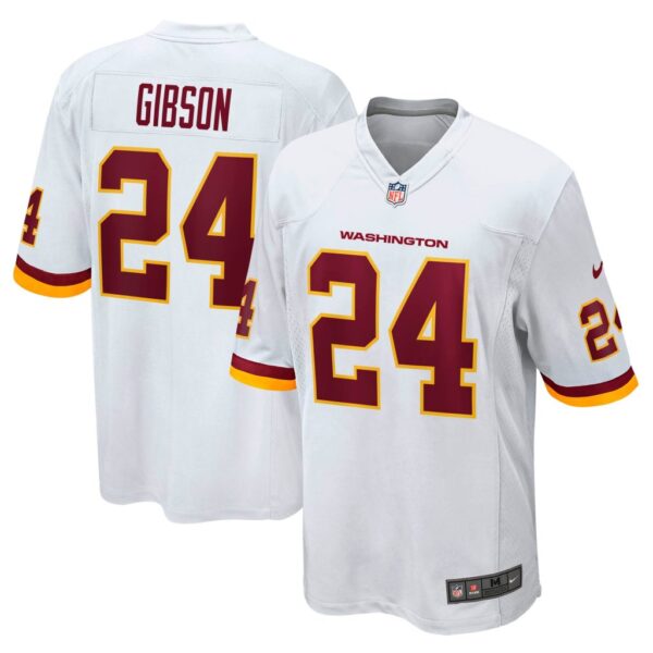 Men's Washington Football Team Antonio Gibson Nike White Game Player Jersey