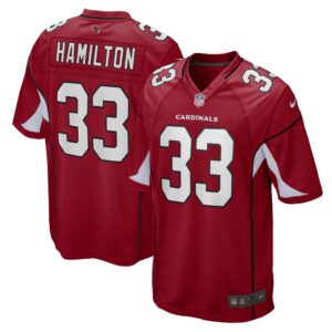 Men's Arizona Cardinals Antonio Hamilton Nike Cardinal Game Jersey