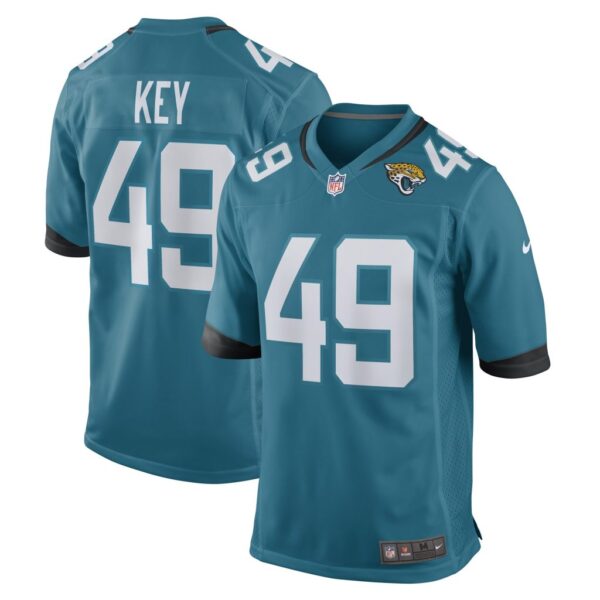 Men's Jacksonville Jaguars Arden Key Nike Teal Game Player Jersey