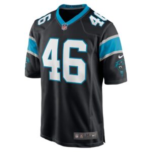 Men's Carolina Panthers Arron Mosby Nike Black Game Player Jersey