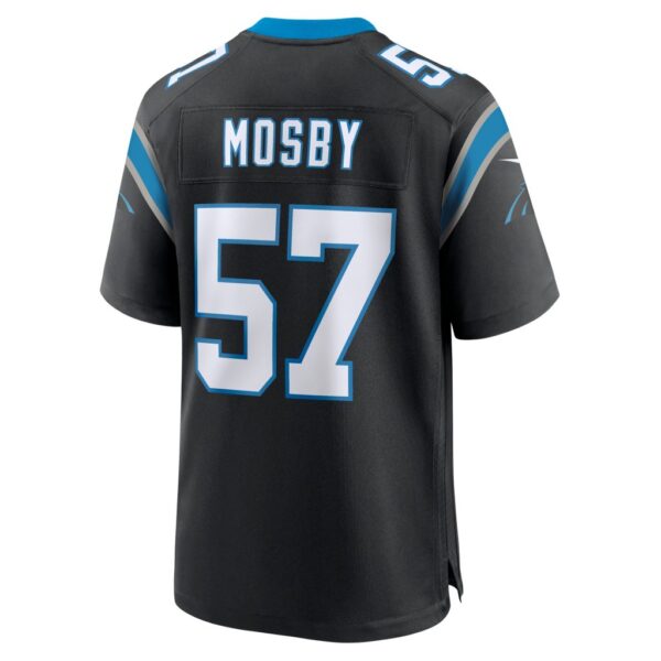 Men's Carolina Panthers Arron Mosby Nike Black Team Game Jersey