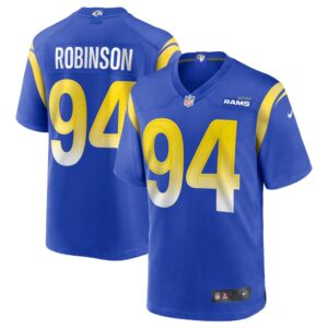 Men's Los Angeles Rams A'Shawn Robinson Nike Royal Game Jersey