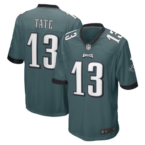 Men's Philadelphia Eagles Auden Tate Nike Midnight Green Game Player Jersey