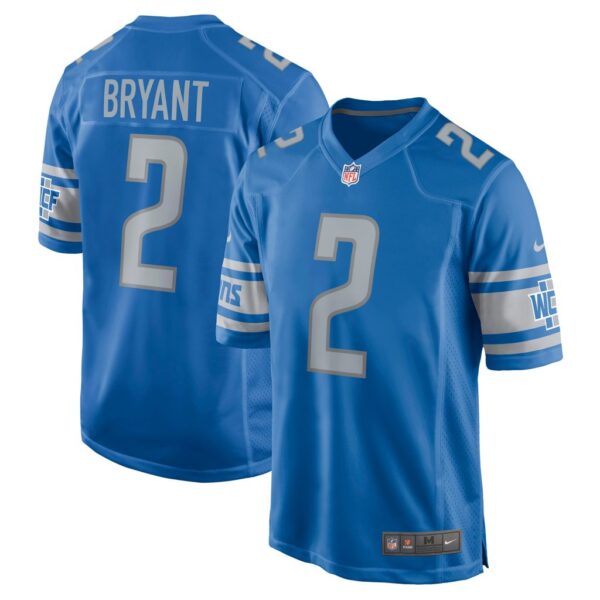 Men's Detroit Lions Austin Bryant Nike Blue Player Game Jersey