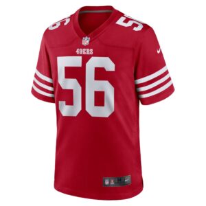 Men's San Francisco 49ers Austin Bryant Nike Scarlet Game Jersey