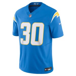 Men's Los Angeles Chargers Austin Ekeler Nike Powder Blue Vapor F.U.S.E. Limited Jersey