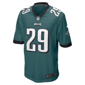 Men's Philadelphia Eagles Avonte Maddox Nike Midnight Green Game Jersey