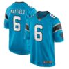 Men's Carolina Panthers Baker Mayfield Nike Blue Alternate Player Game Jersey