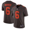 Men's Cleveland Browns Baker Mayfield Nike Brown Alternate Vapor Limited Jersey