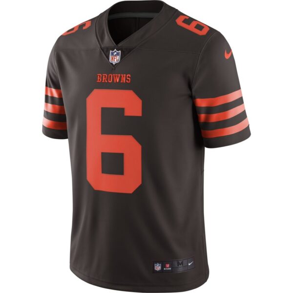 Men's Nike Baker Mayfield Brown Cleveland Browns Vapor Limited Jersey