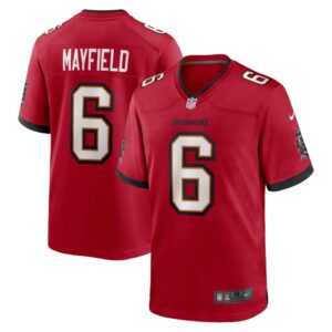 Men's Tampa Bay Buccaneers Baker Mayfield Nike Red Game Jersey