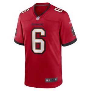 Men's Tampa Bay Buccaneers Baker Mayfield Nike Red Game Jersey