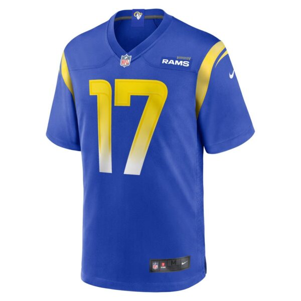 Men's Los Angeles Rams Baker Mayfield Nike Royal Game Player Jersey