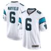 Men's Carolina Panthers Baker Mayfield Nike White Game Player Jersey