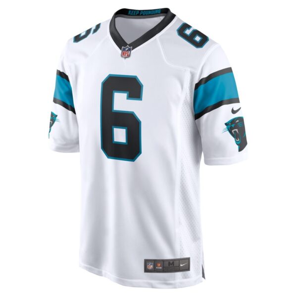 Men's Carolina Panthers Baker Mayfield Nike White Game Player Jersey