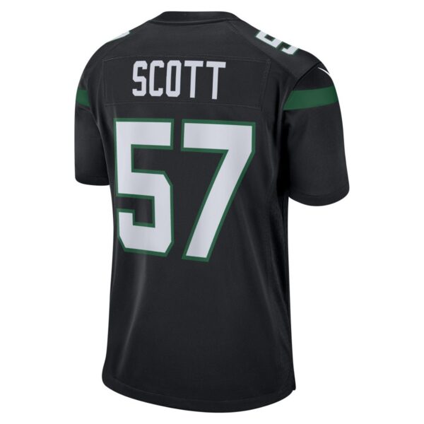 Men's New York Jets Bart Scott Nike Black Retired Player Jersey