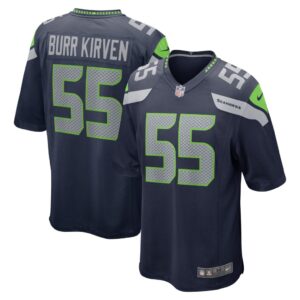 Men's Seattle Seahawks Ben Burr-Kirven Nike College Navy Game Jersey